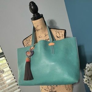 Consuela Guadalupe East/West Tote and Seffie Keychain
